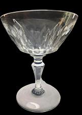 Buy Cut glass champagne glasses Baccarat SIGNED