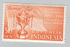 Buy Indonesia Unused Thomas cup 1959 50 orange (BP88605)