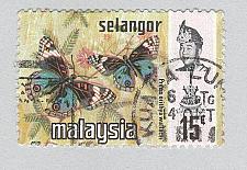 Buy Malaysia Selangor 133 Butterflies Used 1 (BP96916)