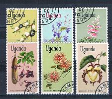 Buy Uganda 124-29 Used set Flowers 1969 CV 2.80 (U0367)