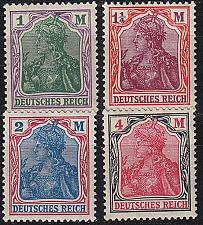Buy GERMANY REICH [1920] MiNr 0150-53 ( **/mnh ) [01]