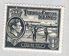 Buy Turks and Caicos 78 MLH Raking Salt 1938 (BP73918)