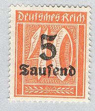Buy Germany 242 Unused 5 over 40 2 1923 (G0678)+