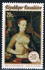 Buy Rwanda 594 Unused Painting Woman (R0313)+