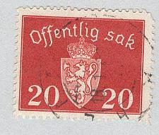 Buy Norway O37 Coat of Arms Used (BP93423)