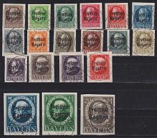 Buy GERMANY Bayern Bavaria [1919] MiNr 0152-70 B ( O/used ) [01] geprüft