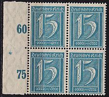 Buy GERMANY REICH [1921] MiNr 0160 ( **/mnh ) [01] 4er