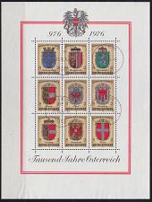 Buy ÖSTERREICH AUSTRIA [1976] MiNr 1522-30 Block 4 ( O/used ) Wappen