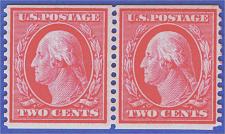 Buy photo generic - USA 2c Washington (1908-1922) 2 cents postage stamp pair stamps
