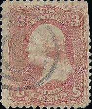 Buy US Scott #64 Used Fine 3 Cent 1861 Pick George Washington Stamp CV 550