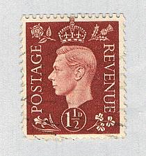 Buy Great Britain King George VI brown 1.5d (AP136725)