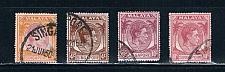 Buy Singapore 4a;9;9a;14a Used King George (S0226)