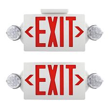 Buy AKT LIGHTING Emergency Exit Light Adjustable Two LED Head Sign