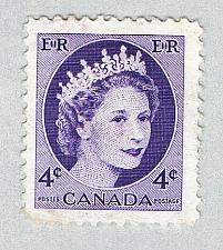 Buy Canada 340 Used QEII 1 1953 (BP59808)