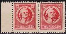 Buy GERMANY Alliiert SBZ [Thüringen] MiNr 0097 AY ( **/mnh ) [01] 2er Typ II+II