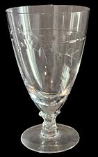 Buy Signed Fostoria beverage glass Nosegay pattern Hand cut Crystal