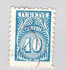 Buy Turkey O58 Used Blue Numeral 1959 (BP87008)