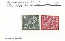 Buy Germany 811-12 Unused set 1960 CV 1.30 (SC0_744)