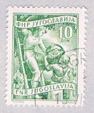 Buy Yugoslavia 382 Used Fruit growing 1953 (BP28216)