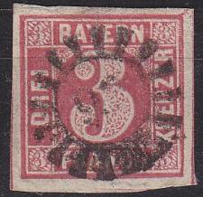 Buy GERMANY Bayern Bavaria [1862] MiNr 0009 a ( O/used ) [02]