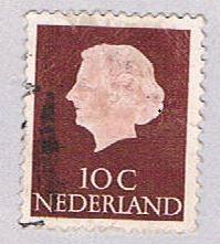 Buy Netherlands 344 Used Queen Juliana 1953 (BP3276)