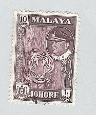Buy Malaya Johore 163 1960 Sultan Ishmail Used (BP89718)
