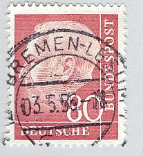 Buy Germany 717 President Heodore Heuss 1954 Used (BP93624)