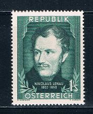 Buy Austria 582 Unused Portrait Nikolaus Lenau 1952 CV 7.00 (A0235)