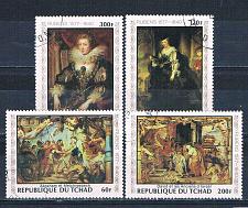 Buy Chad 349-52 Used set Reubens paintings 1978 CV 2.60 (C0320)