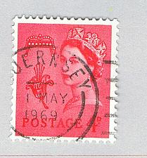 Buy Guernsey 6 Used Lily and Crown 1958 (BP70628)