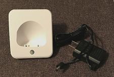 Buy AT T REMOTE charger BASE wP = EL52203 handset cordless phone dc cradle doc stand