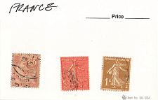 Buy France 3 different of 3 total stamps included (SC0_363)