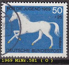 Buy GERMANY BUND [1969] MiNr 0581 ( O/used ) Pferde