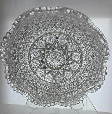 Buy ABP cut glass flashy low bowl American brilliant period 1886 -1915 bob54