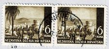 Buy Croatia 40 Dubrovnik Castle 1941Used H Pair (BP86818)
