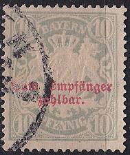 Buy GERMANY Bayern Bavaria [Porto] MiNr 0012 B x ( O/used )