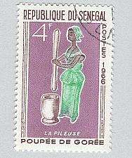 Buy Senegal 264 Woman Pounding Grain Used 2 (BP95413)