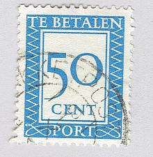Buy Netherlands Numeral 50 blue Used (BP92317)