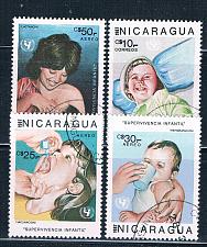 Buy Nicaragua 1588-91 Used set Childrens Welfare 1987 CV 1.50 (HV0441)