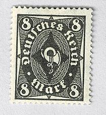 Buy Germany 190 Post horn olive green 1921MLH (BP90931)