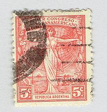 Buy Argentina 291A Allegory Pan America 1921Used (BP92709)