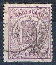 Buy Netherlands 22 Used Coat of Arms 1869 CV 70.00 (HV0056)