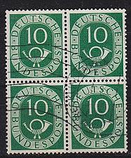 Buy GERMANY BUND [1951] MiNr 0128 ( O/used ) [01] 4er