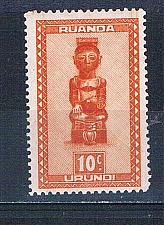 Buy Ruanda Urundi 90 MLH Ndoha tribal king 1948 (R0955)+
