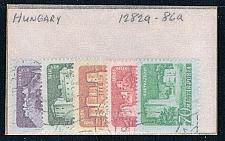 Buy Hungary 1282a-86a Used set Buildings CV 1.25 1960 (H0076)