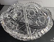 Buy ABP cut glass signed Hawkes bowl American