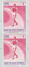 Buy San Marino 345 Walking Racer MNH hpair 1 (BP94009)