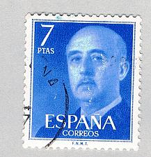 Buy Spain General Franco blue 7p (AP126809)