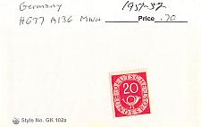 Buy Germany 677 Unused CV 1.20 (SC0_936)