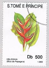 Buy Saint Thomas and Prince Is 1106 Used Flowers Heliconia CV 3.25 (BP2047)
